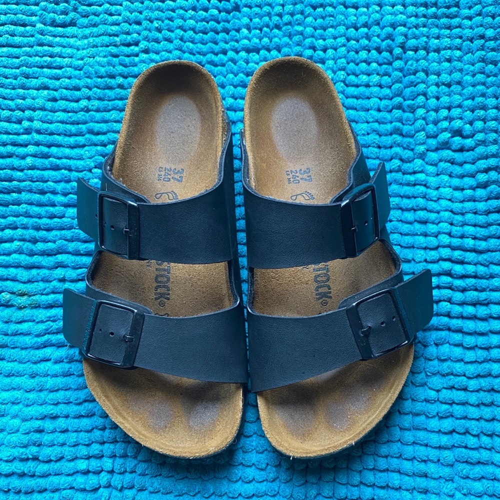Black Birkenstock Arizona Sandals